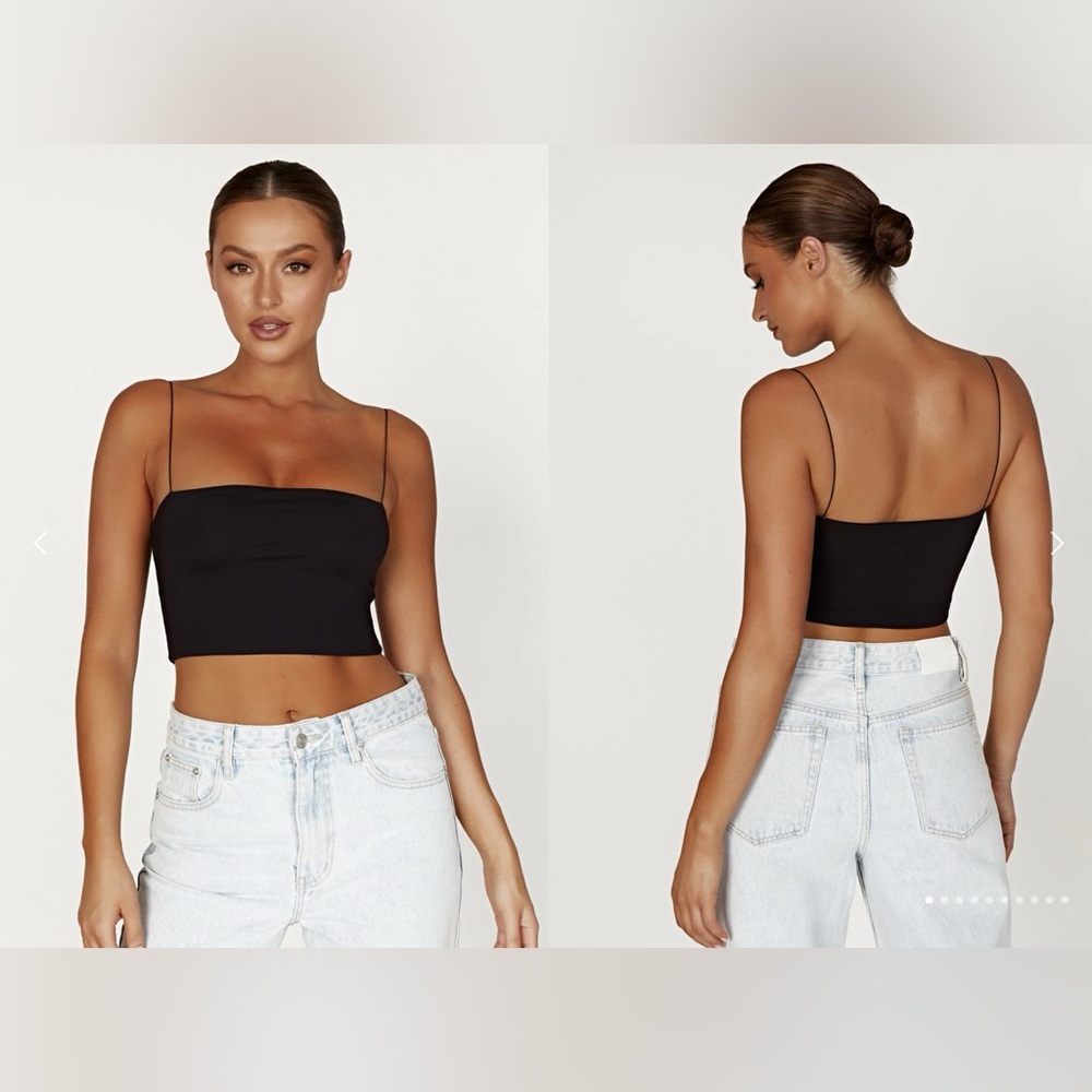 meshki Yvonne cami crop top
